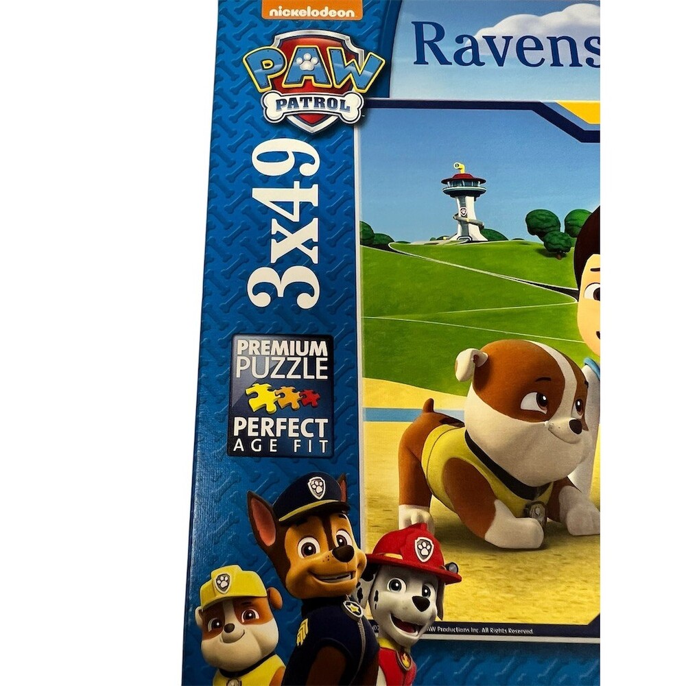 Ravensburger Paw Patrol Kids Jigsaw Puzzle Set 3-Pack 49 Piece Each Age 5+ - Picture 2 of 3